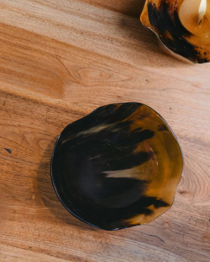 MEDIUM HORN SERVING BOWL