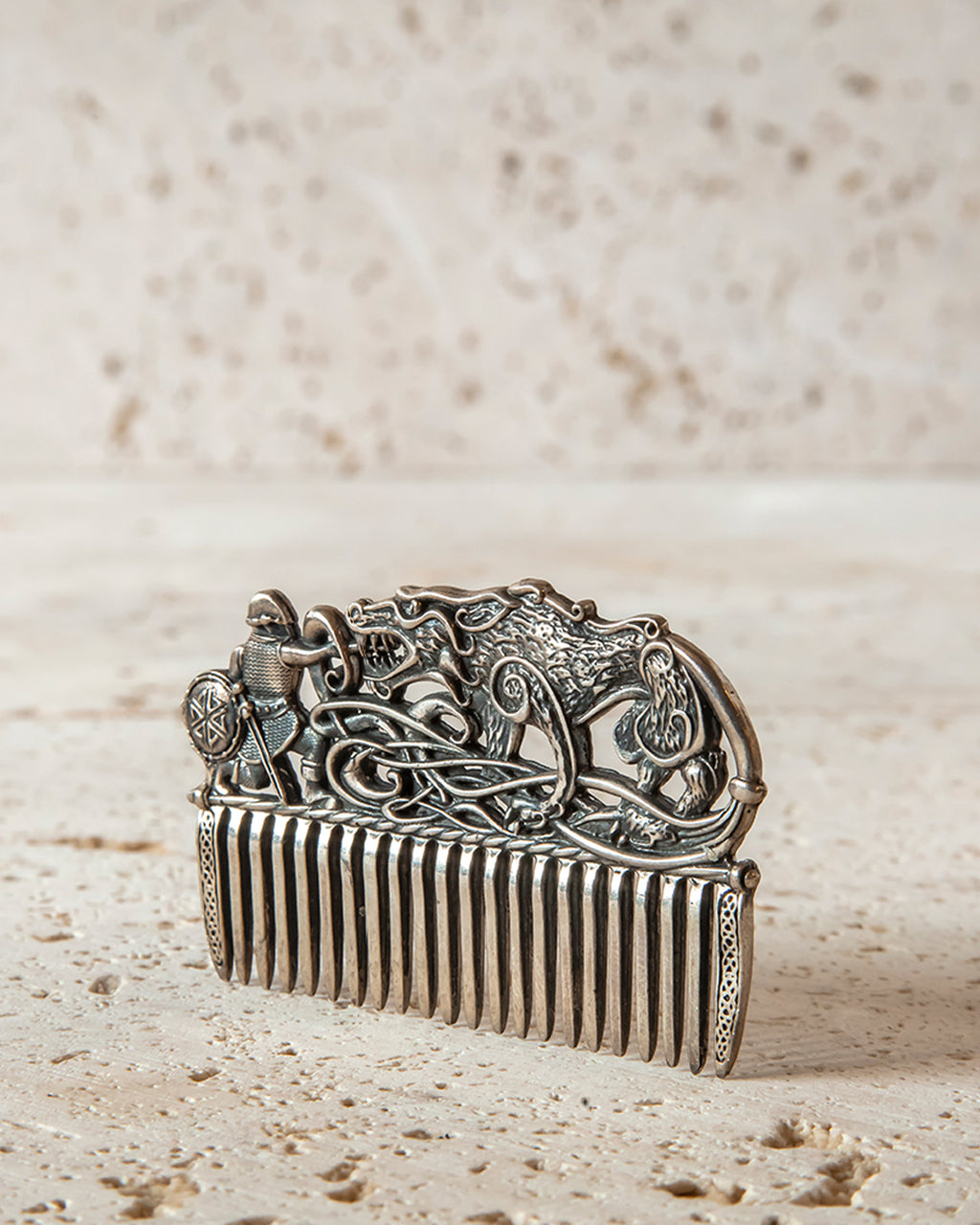 FENRIR'S BEARD COMB - STERLING SILVER