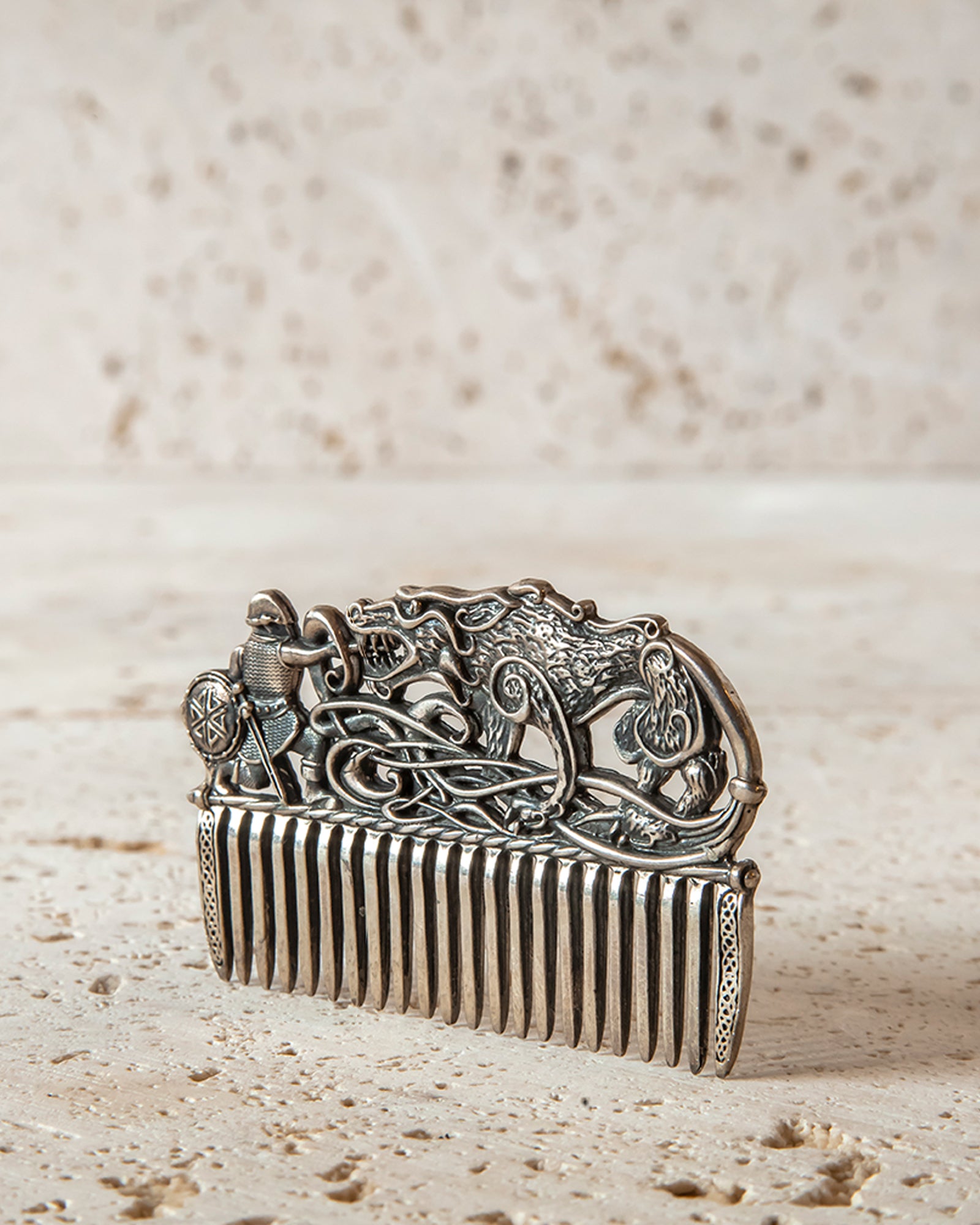 FENRIR'S BEARD COMB - STERLING SILVER