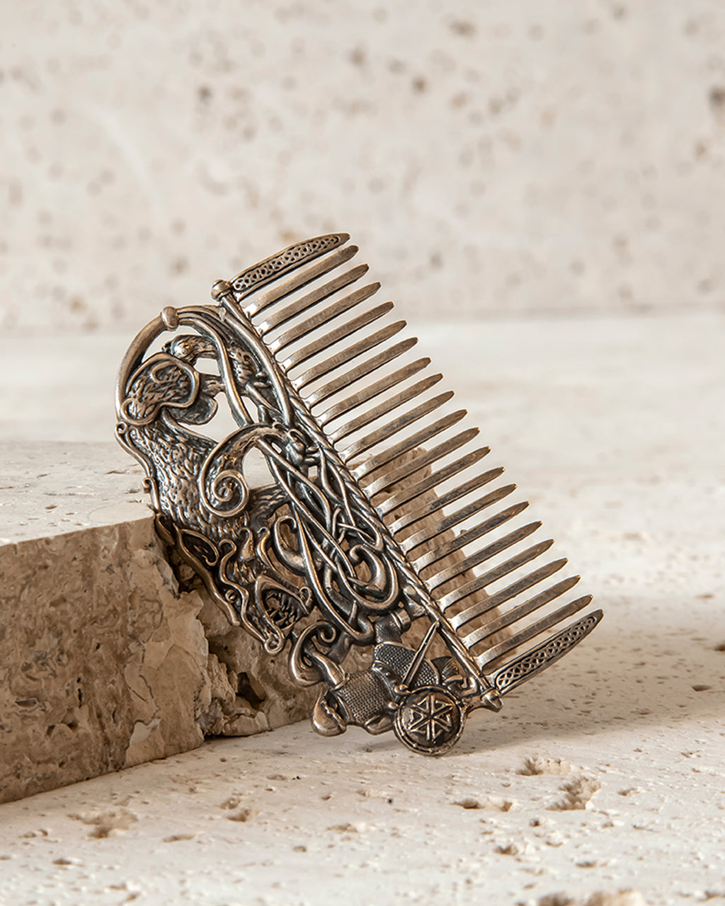 FENRIR'S BEARD COMB - STERLING SILVER