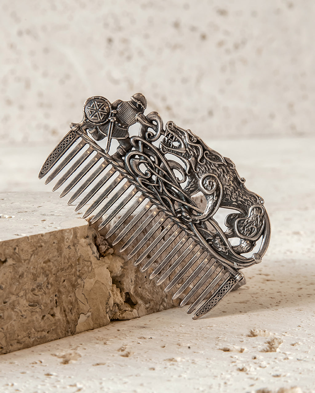 FENRIR'S BEARD COMB - STERLING SILVER