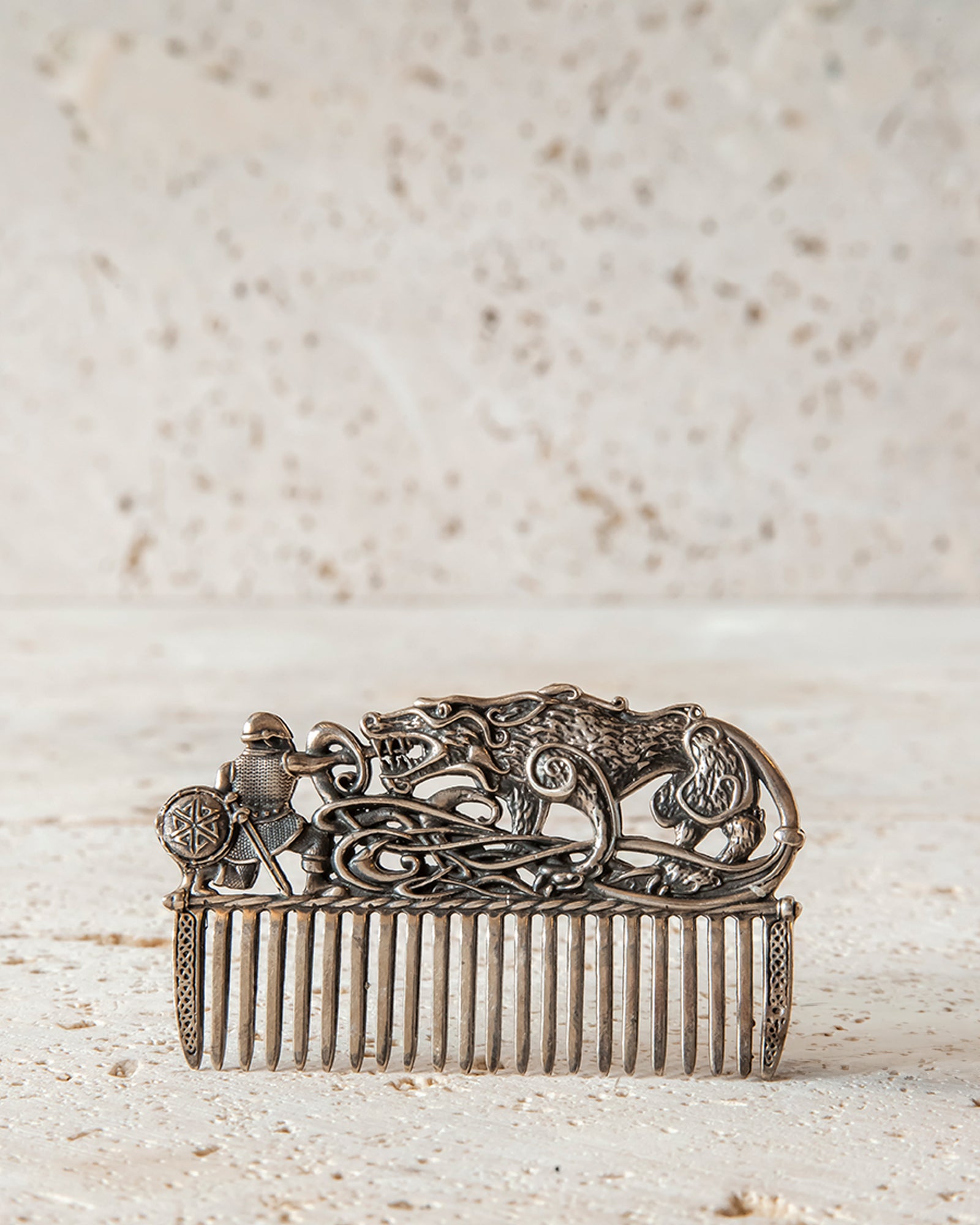 FENRIR'S BEARD COMB - STERLING SILVER