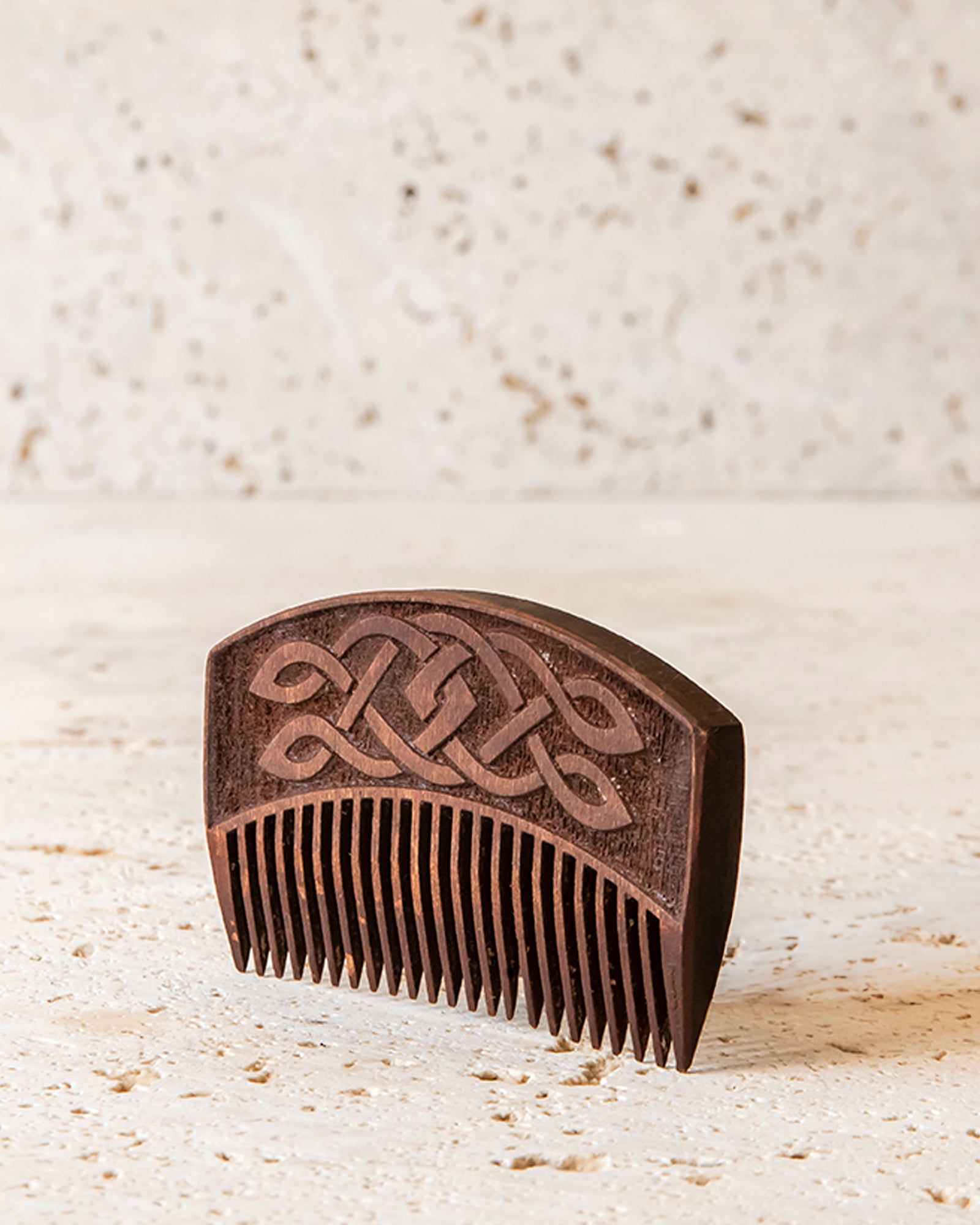 HAND CARVED BEARD COMB - CLASSIC