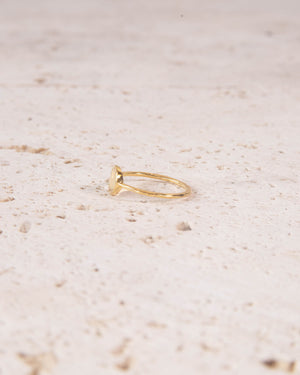 Minimalist 18k Gold Vermeil Rune Ring