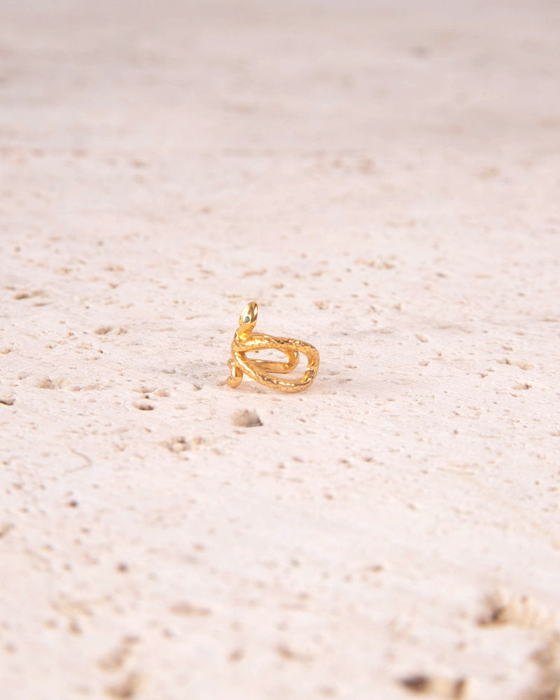 Jörmungandr 18K Gold plated Vermeil ear cuff