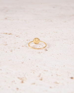 Minimalist 18k Gold Vermeil Rune Ring