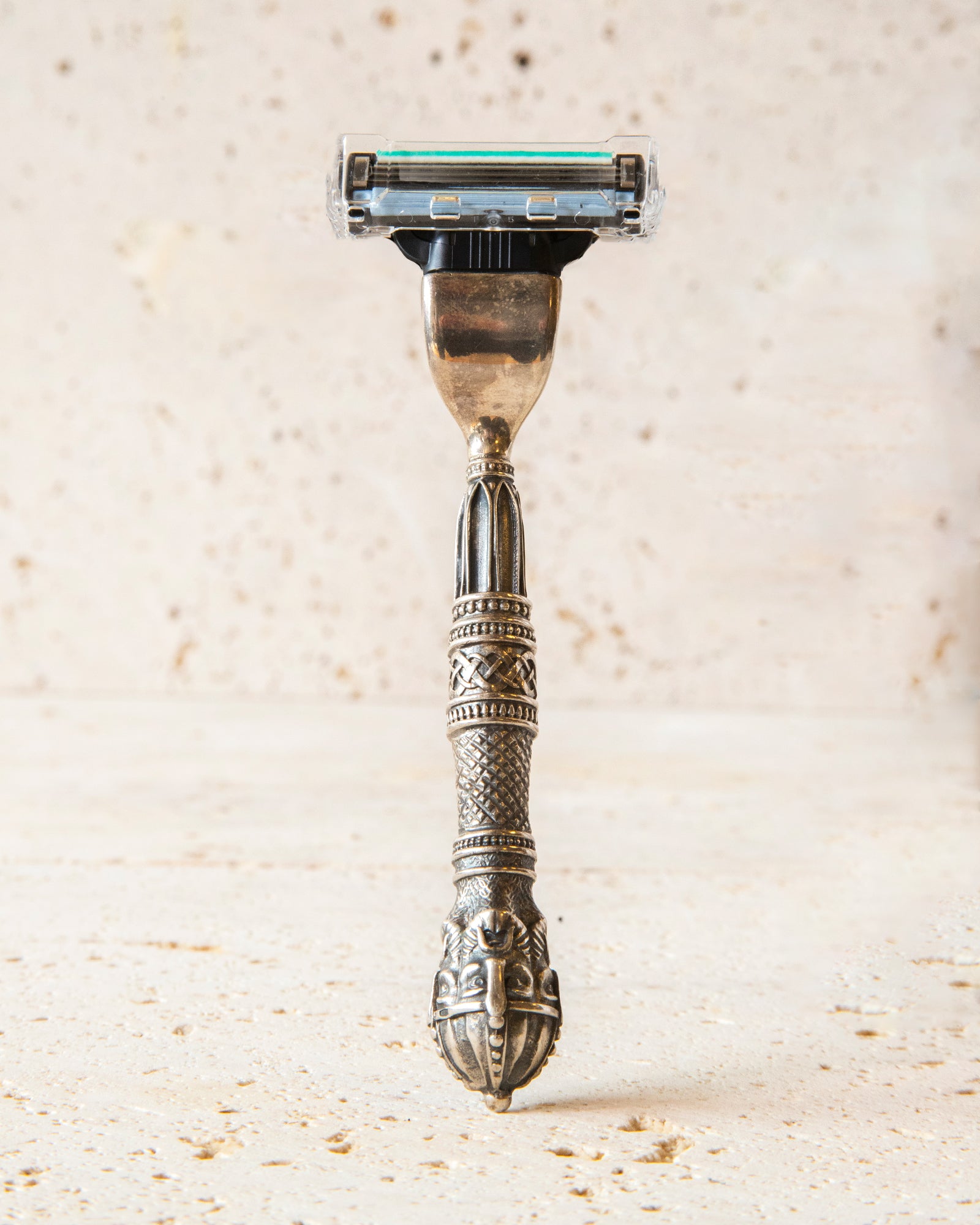 SOLID STERLING SILVER MACH 3 SHAVER