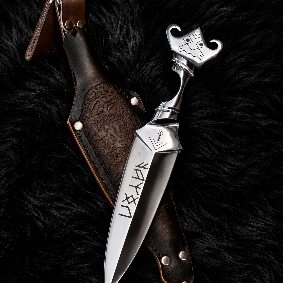RUNIC STAINLESS STEEL DAGGER