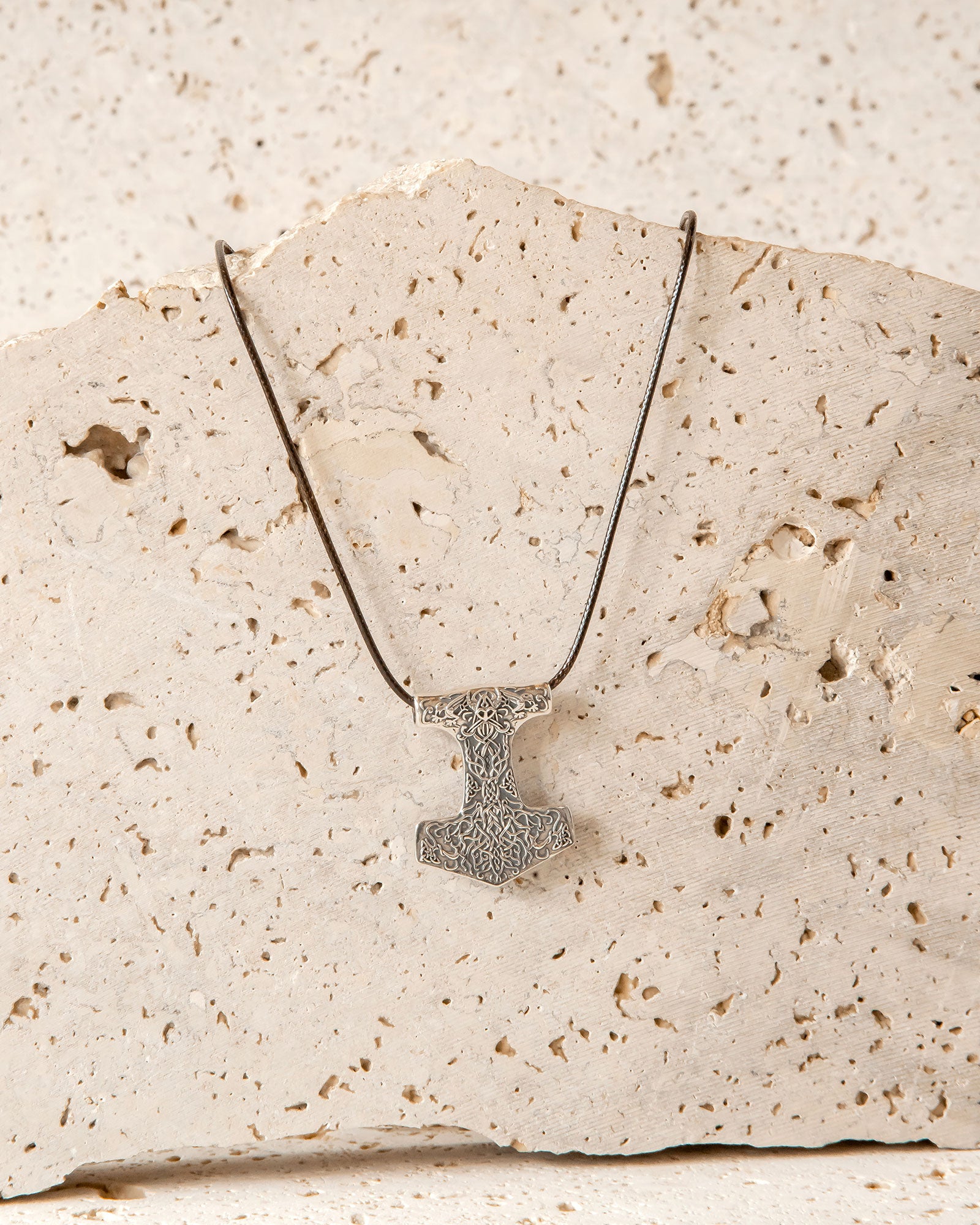 MJØLNER SOLID STERLING SILVER PENDANT