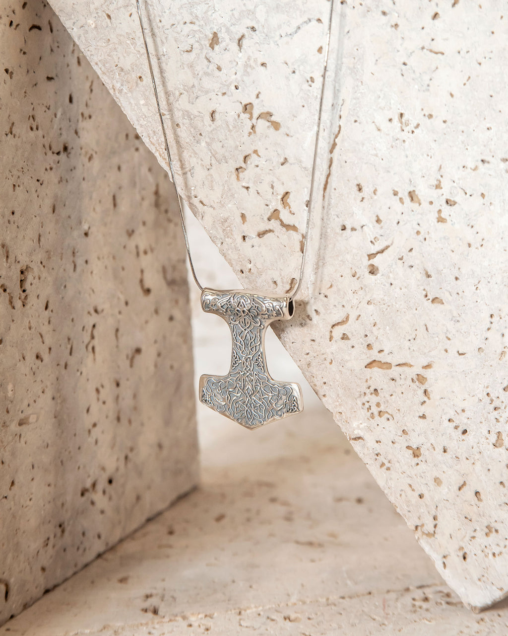 MJØLNER SOLID STERLING SILVER PENDANT