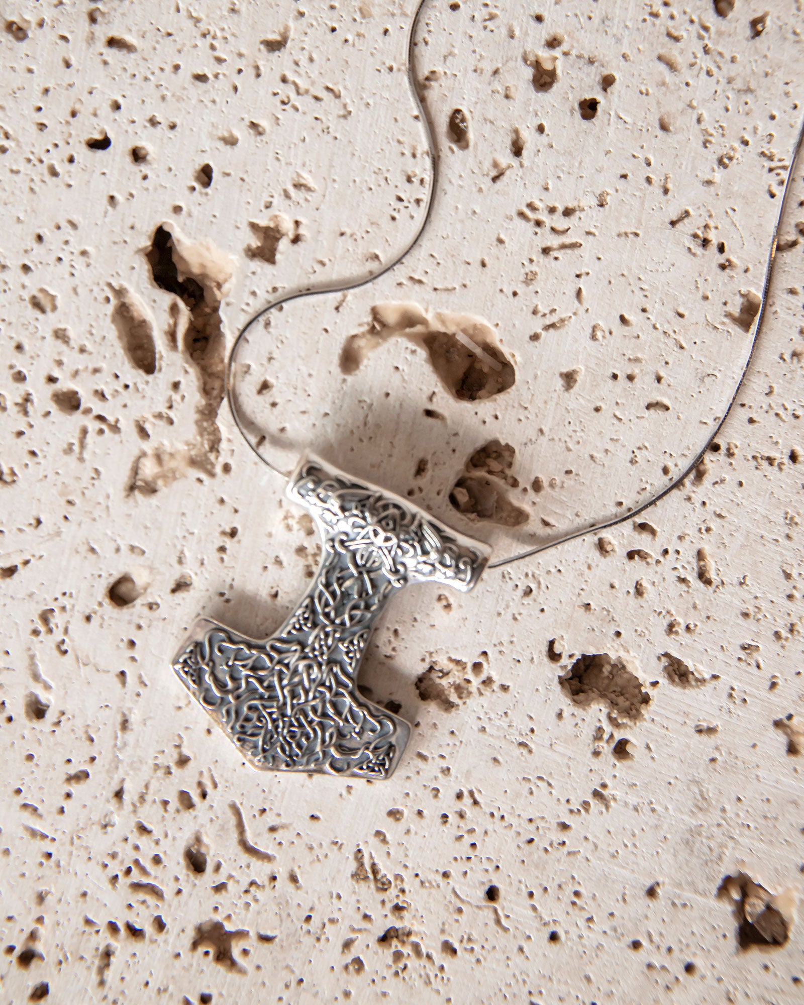 MJØLNER SOLID STERLING SILVER PENDANT