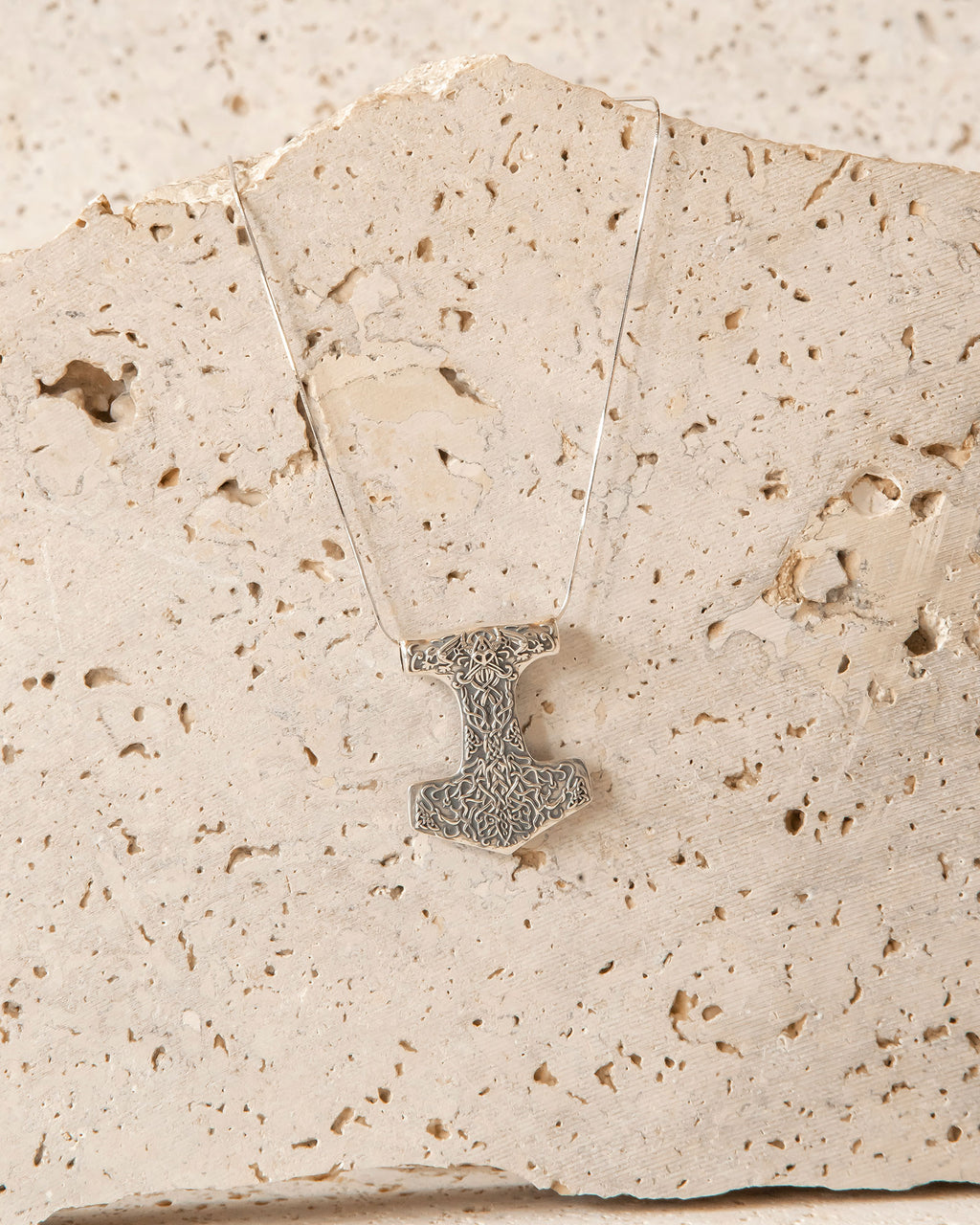 MJØLNER SOLID STERLING SILVER PENDANT