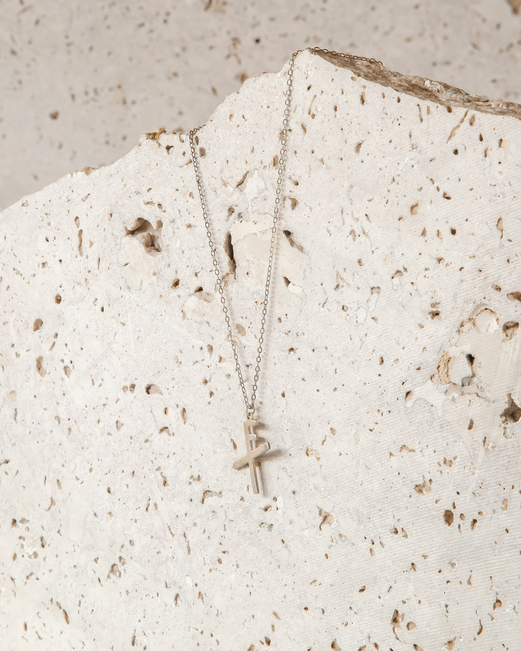 LUCK RUNE CHARM NECKLACE - S925 STERLING SILVER