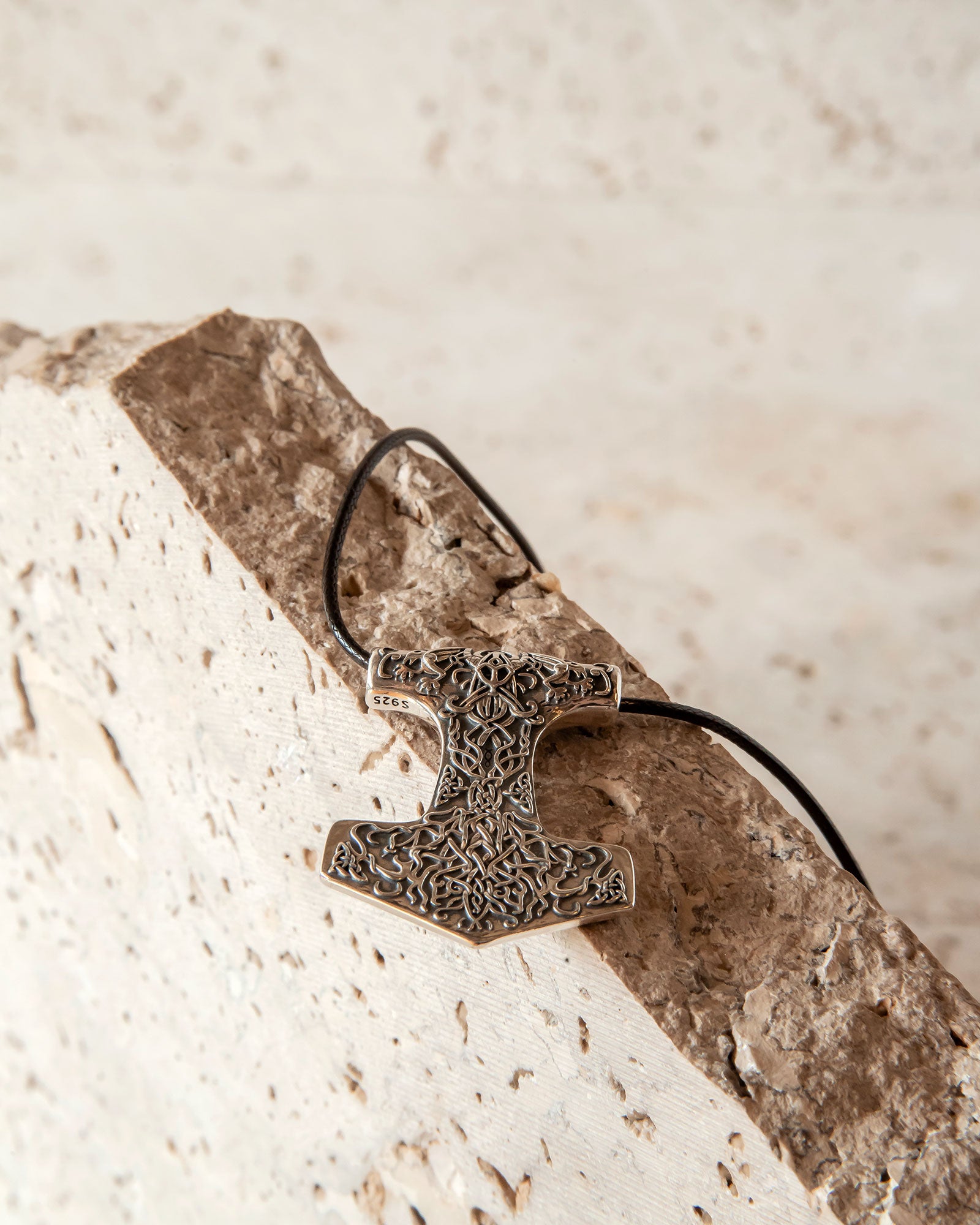 MJØLNER SOLID STERLING SILVER PENDANT