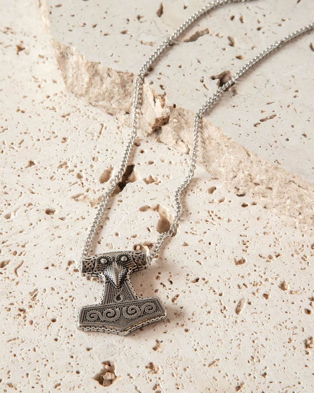 VINTAGE MJØLNER NECKLACE - SILVER