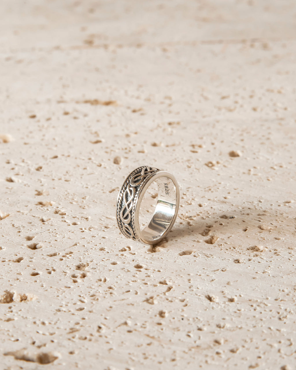 CELTIC WEAVE RING - STERLING SILVER