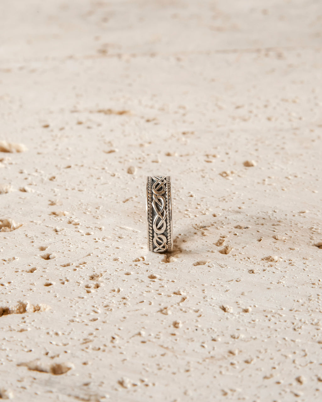 CELTIC WEAVE RING - STERLING SILVER