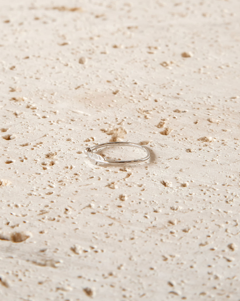 MINIMALIST STERLING SILVER VEGVISIR RING
