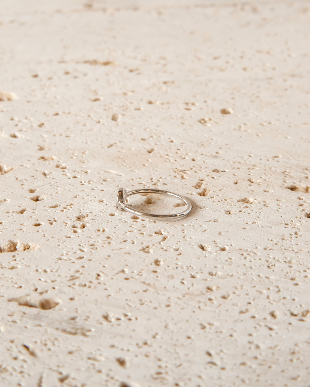 MINIMALIST STERLING SILVER VEGVISIR RING