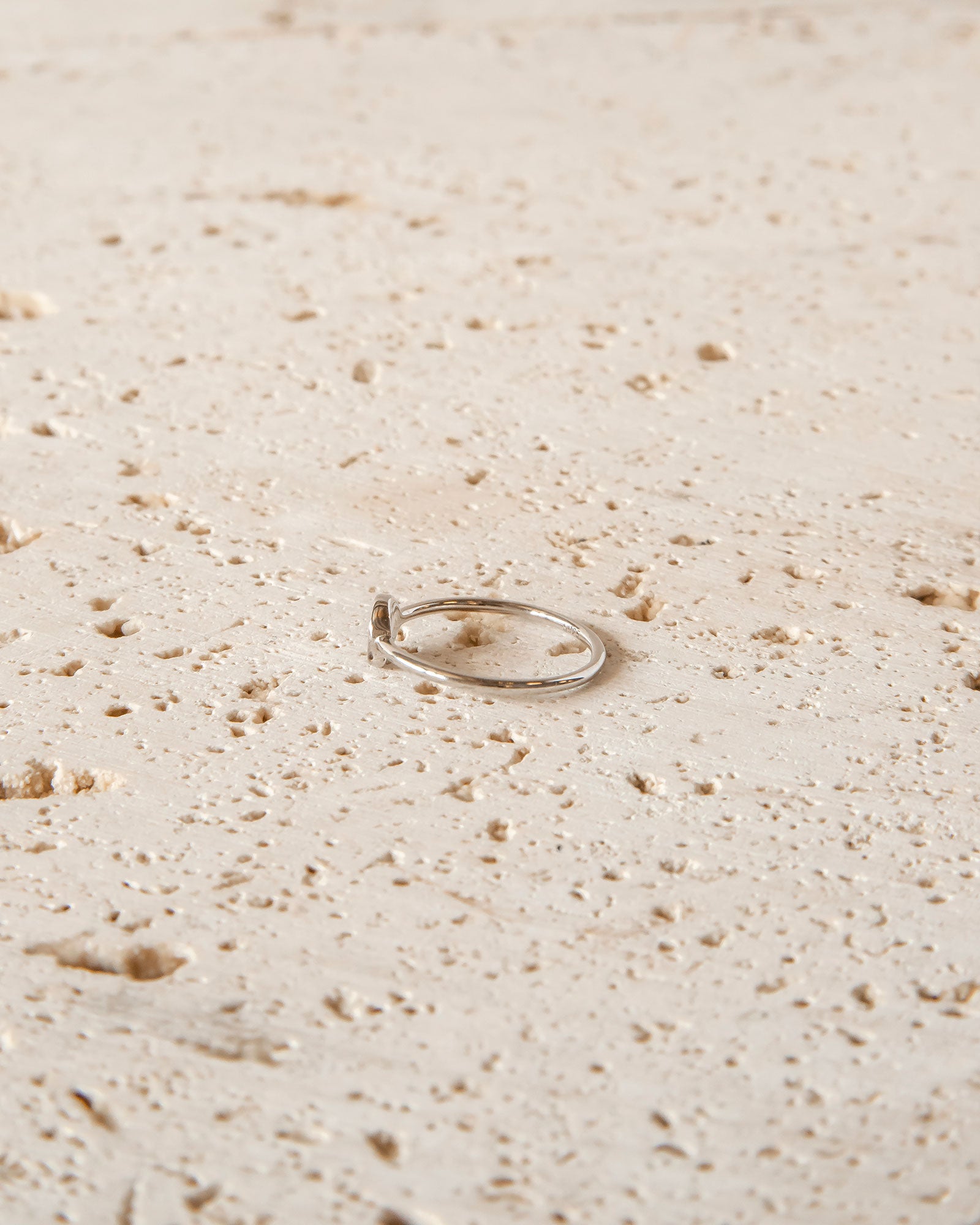 MINIMALIST STERLING SILVER VEGVISIR RING