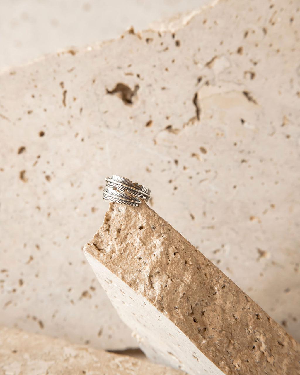 RAVEN'S FEATHER RING