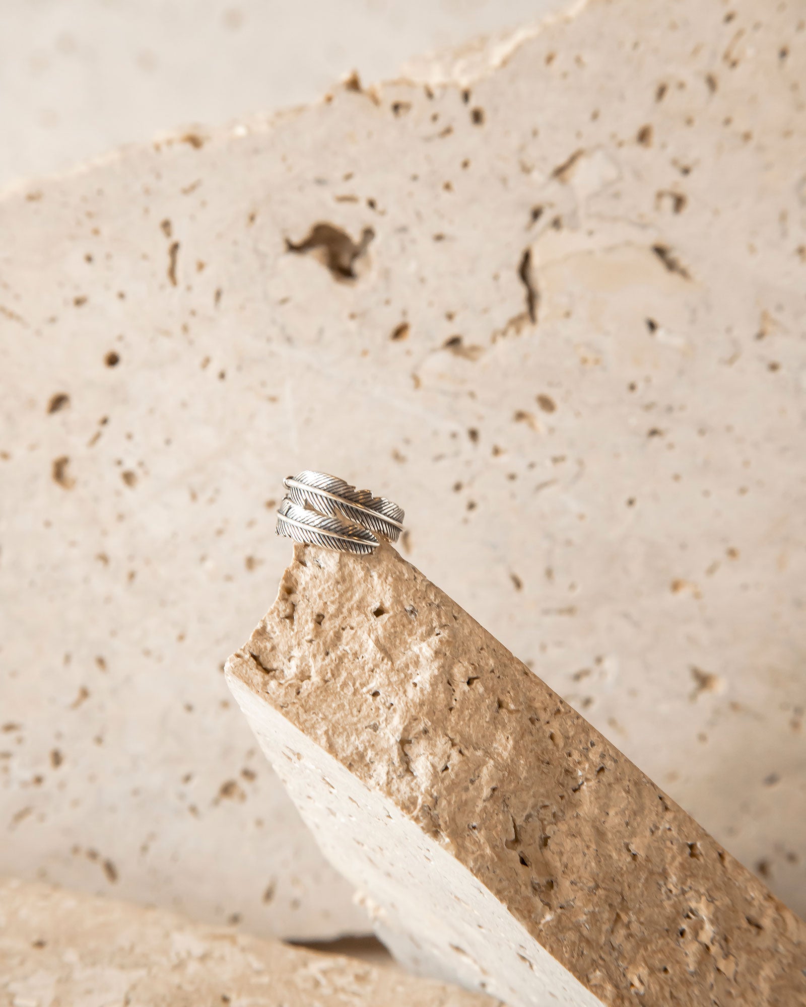 RAVEN'S FEATHER RING