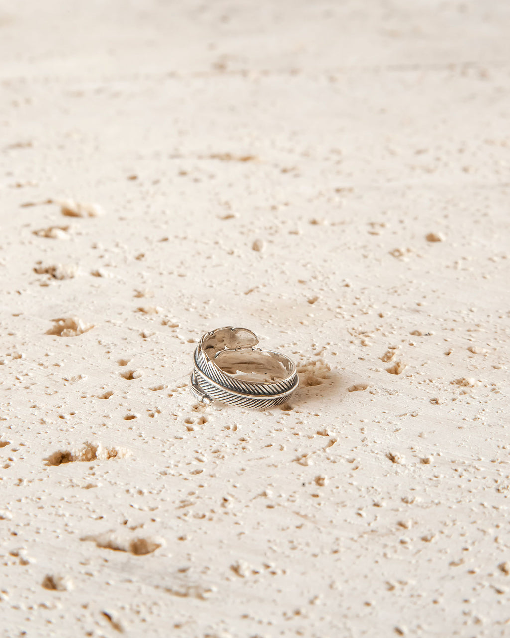 RAVEN'S FEATHER RING