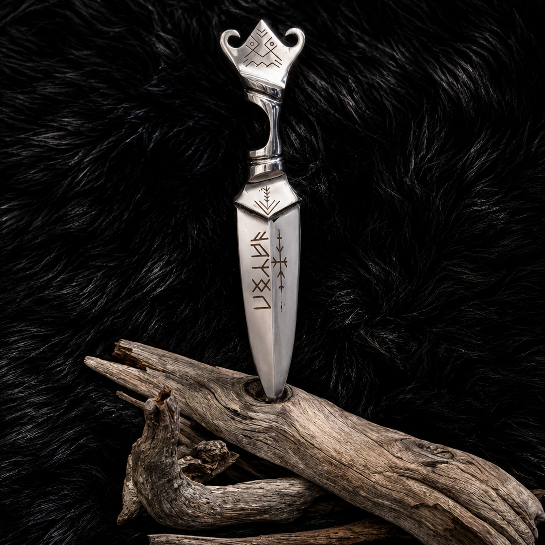 RUNIC STAINLESS STEEL DAGGER