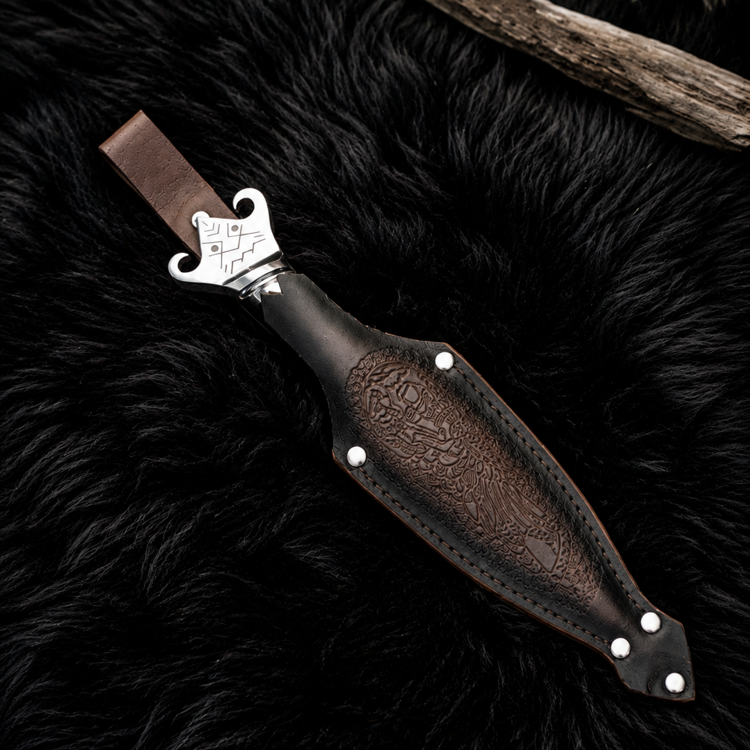 RUNIC STAINLESS STEEL DAGGER