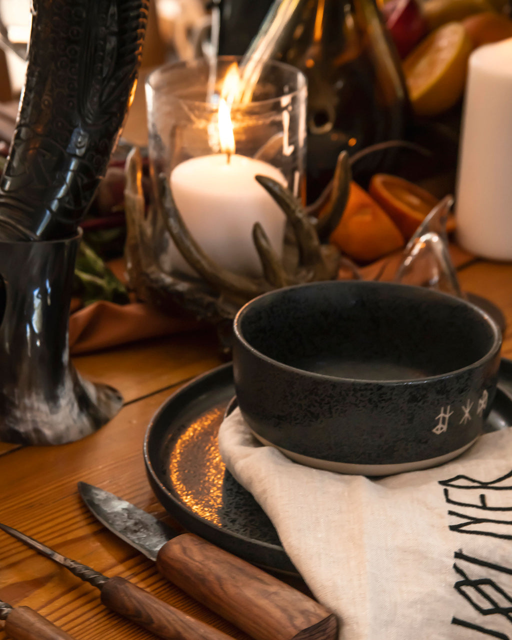 THE  FLAME OF MUSPELHEIM CANDLE HOLDER