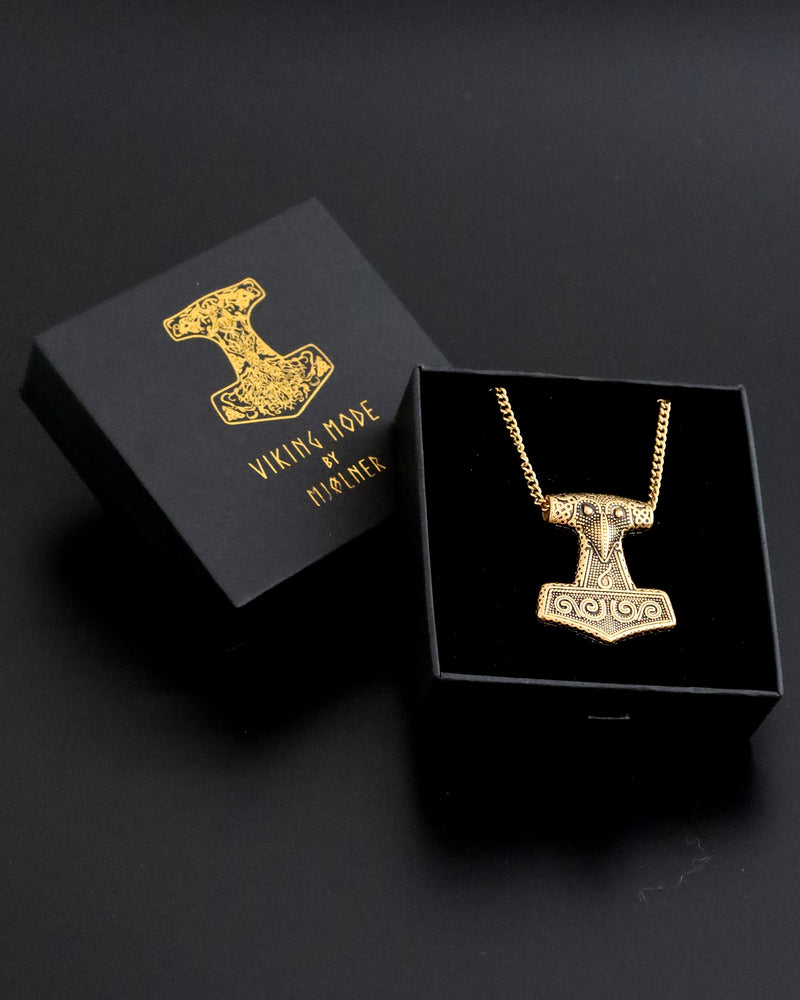 VINTAGE MJØLNER NECKLACE - GOLD