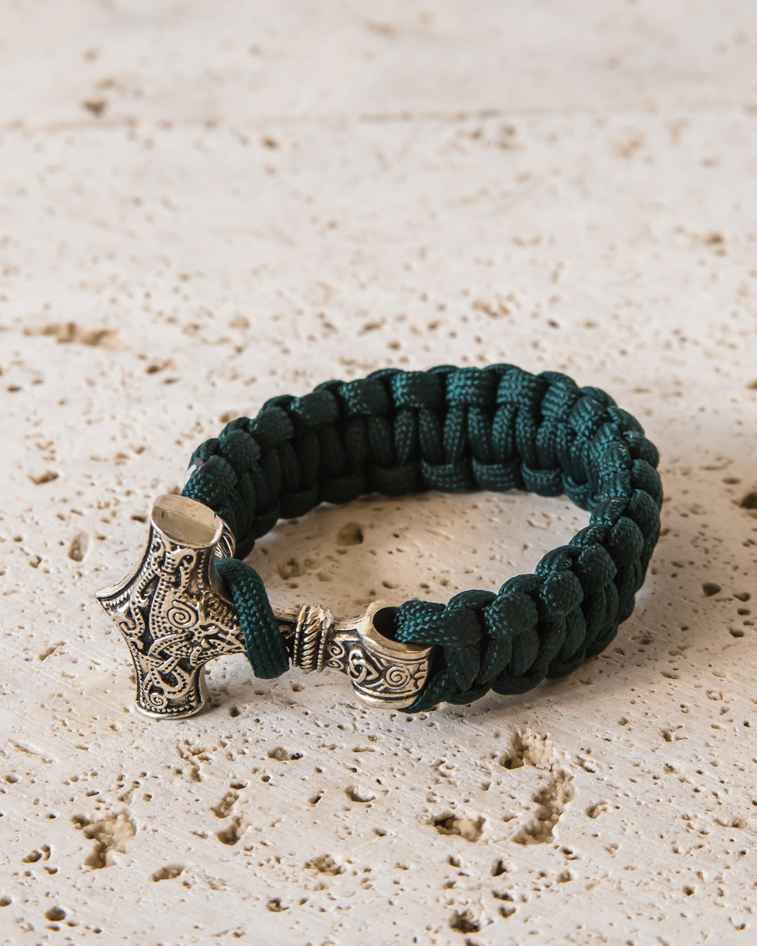 MJØLNER HAMMER BRACELET - GREEN