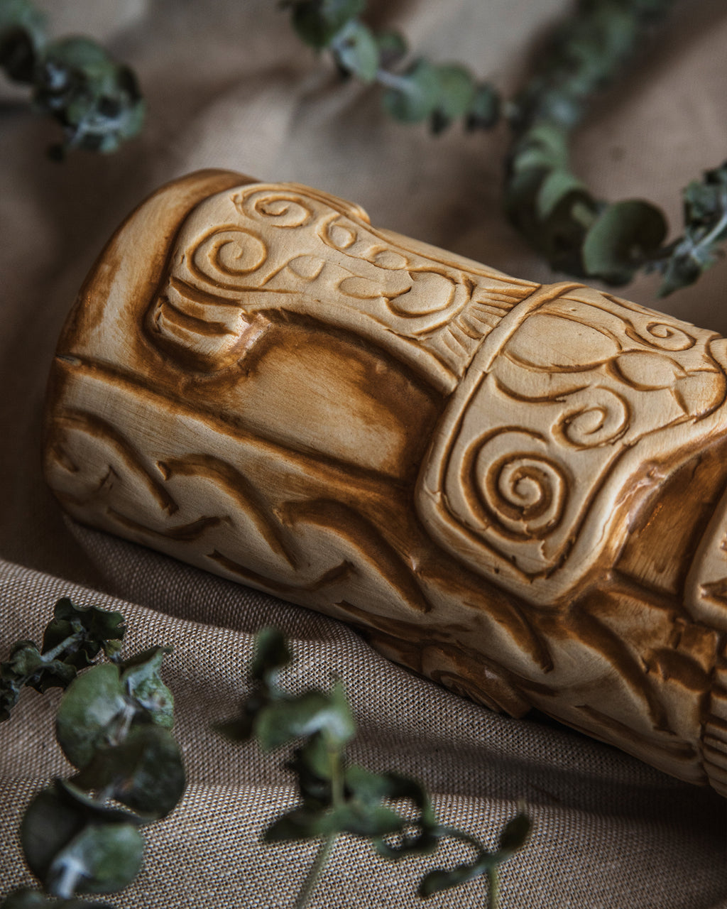 HANDMADE VIKING TIKI MUG