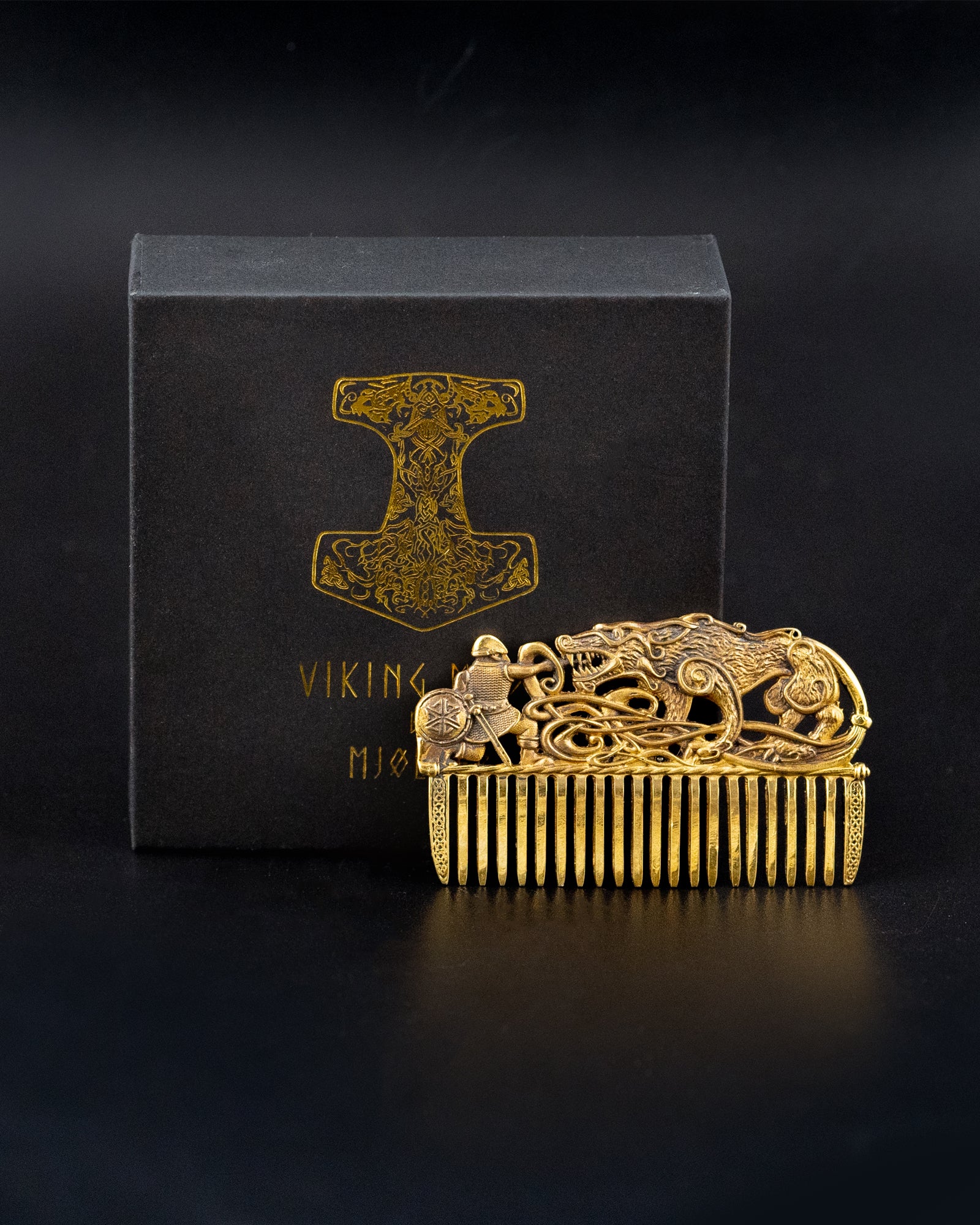 FENRIR'S BEARD COMB - BRONZE
