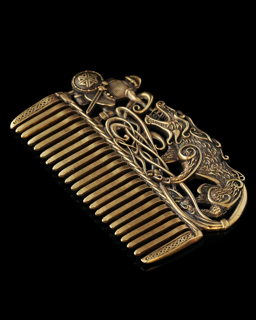 FENRIR'S BEARD COMB - BRONZE
