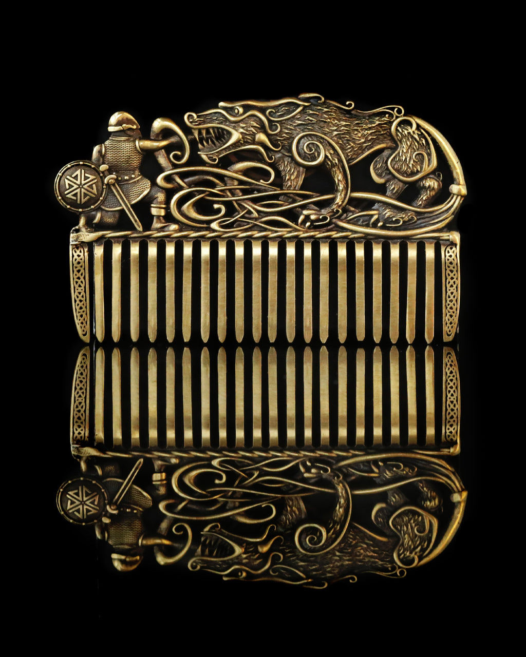FENRIR'S BEARD COMB - BRONZE