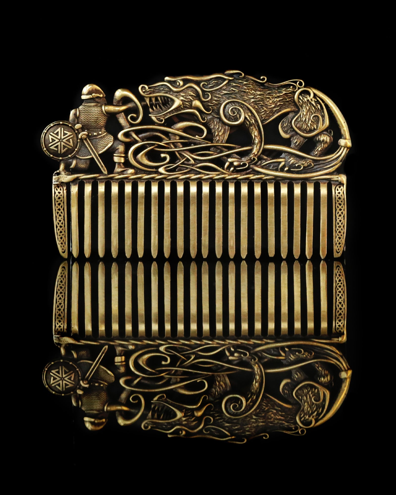 FENRIR'S BEARD COMB - BRONZE